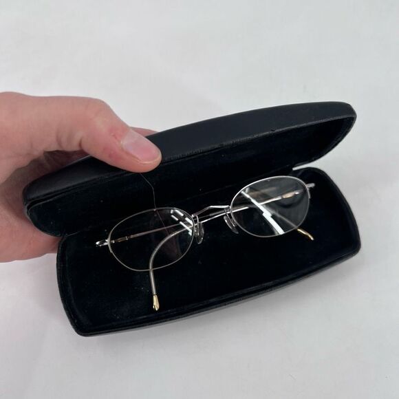 Vintage Silhouette Unisex Prescription Lenses Optical Eyeglasses‎ Silver Eyewear main image 7